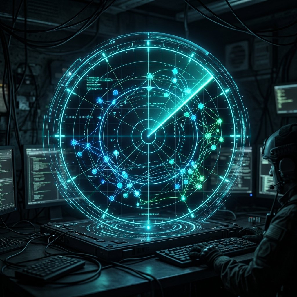Holographic radar mapping machine-to-machine proxies and Phase 3 AI signals